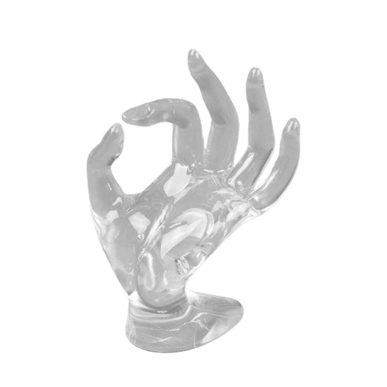 Generic Ring Holder Hand Shape Simple Portable Exquisite Smooth